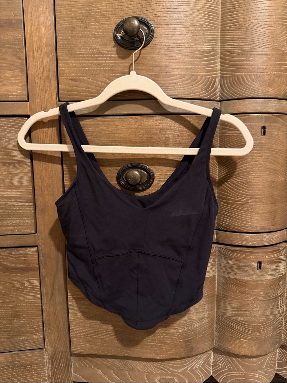 lululemon Black Align Corset Tank, Size 4